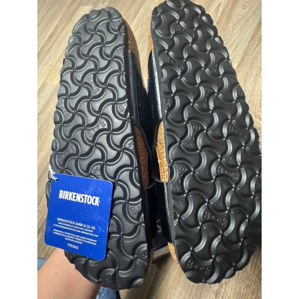 Birkenstock Siena Big Buckle Patent Black Sandals Womens 6 - Picture 5 of 6